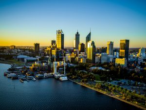 Sunset Aerial Photography Perth